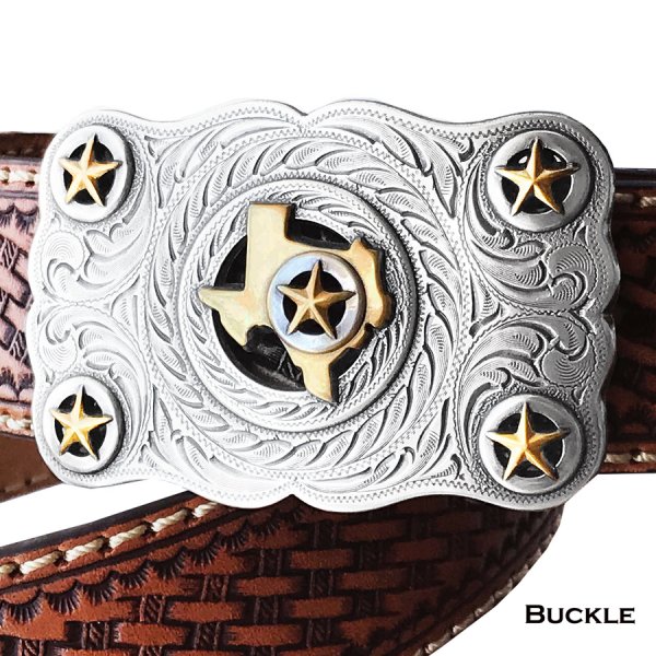 アメリカ テキサス スター ベルト バックル/Texas Stars Belt Buckle ウエスタンベルト・バックル