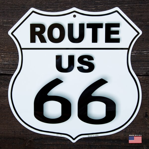 ルート66 アメリカ製 ティンサイン メタルサイン 看板/Route 66 Metal Sign ウォールデコ