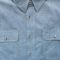 画像2: ペンドルトン シャンブレー シャツ ブルー（長袖）大きいサイズ L（身幅約66cm）/Pendleton Long Sleeve Chambray Shirt(Blue) (2)