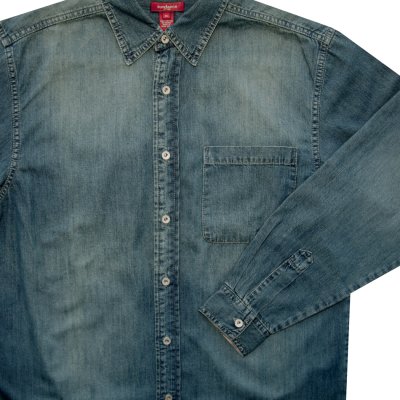 画像2: サンダンス デニム シャツM（身幅58cm）/sundance Denim Shirt