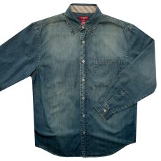 画像1: サンダンス デニム シャツM（身幅58cm）/sundance Denim Shirt (1)