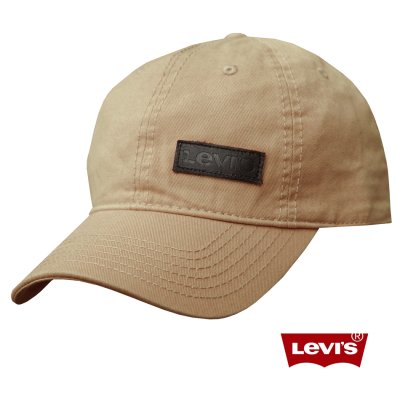 画像1: リーバイス レザーロゴ キャップ（ブラウン）/Levi's Logo Baseball Cap(Brown)