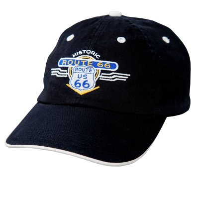 画像1: ルート66 キャップ（ブラック）/Route 66 Baseball Cap(Black)