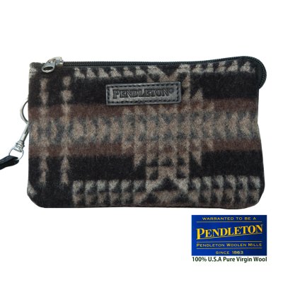 画像1: ペンドルトン スリーポケットキーパー ポーチ 小物入れ ブラックパゴサスプリングス/Pendleton Three-Pocket Keeper Black Pagosa Springs