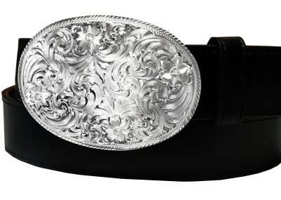 画像1: モンタナシルバースミス ベルト バックル ファンシー/Montana Silversmiths Belt Buckle Funcy