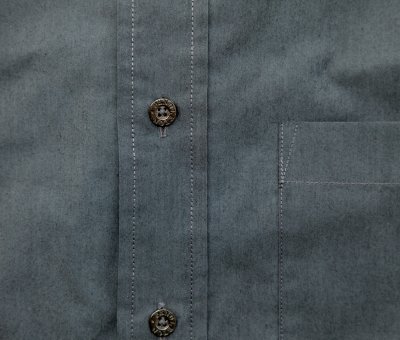 画像2: ペンドルトン 長袖 シャツ グレー無地 S/Pendleton Long Sleeve Shirt Grey