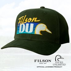 画像1: フィルソン ダックス アンリミテッド ロガー キャップ モス/Filson Ducks Unlimited Logger Cap Moss (1)