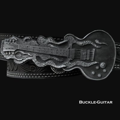 画像1: ギター バックル/Electric Guitar Belt Buckle