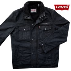 画像1: リーバイス 2ポケット クラシック トラッカー ジャケット（ブラック）S（身幅約56cm）/Levi's Two-Pocket Classic Trucker Jacket(Black) (1)