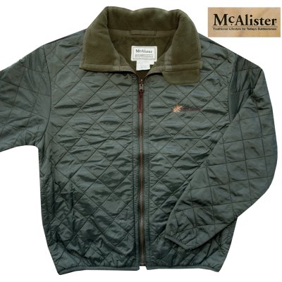 画像1: マカリスター フリースラインド キルテッド  ウェーダー＆フィールド ジャケット オリーブ S（身幅57cm）/McAlister Company Quilted Jacket Olive