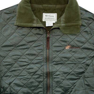 画像2: マカリスター フリースラインド キルテッド  ウェーダー＆フィールド ジャケット オリーブ S（身幅57cm）/McAlister Company Quilted Jacket Olive