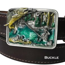 画像1: フィッシング ベルト バックル /Belt Buckle Fishing (1)