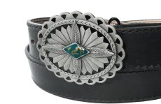 画像2: シスキュー サウスウエスト ベルト バックル グレー・ブラック /Siskiyou Belt Buckle Grey Black (2)