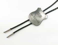 画像2: ボロタイ U.S.マーシャル オールドウエスト/Bolo Tie U.S MARSHAL (2)