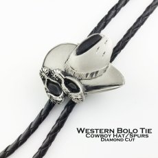 画像1: ウエスタン ボロタイ ダイアモンドカット カウボーイ ハット&スパー/Bolo Tie Hat&Spurs (1)