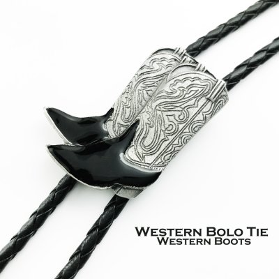 画像1: ウエスタン ボロタイ カウボーイ ブーツ/Bolo Tie Cowboy Boots