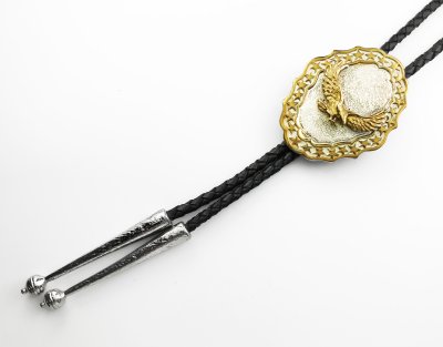 画像2: クラムライン アメリカンイーグル★スター ボロタイ【訳あり商品-SDGs】/Crumrine American Eagle Star Bolo Tie