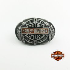 画像1: ハーレーダビッドソン ロゴ モーターサイクル フェザー ピンバッジ/Harley Davidson Pins MOTOR CYCLES HARLEY-DAVIDSON Feathers (1)