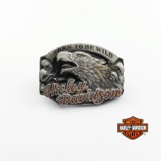 画像1: ハーレーダビッドソン アメリカンイーグル ピンバッジ/Harley Davidson Pins American Eagle BORN TO BE WILD (1)