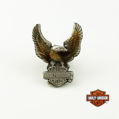 画像1: ハーレーダビッドソン アメリカンイーグル ロゴ ピンバッジ/Harley Davidson Pins American Eagle 