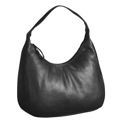 画像1: エリントン レザーショルダーバッグ・ブラック（レディース）/Ellington Leather Hobo Bag・Black（Women）