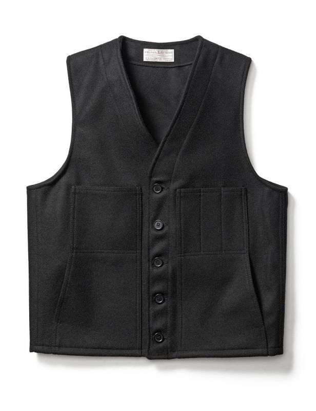 フィルソン マッキーノ ウールベスト（ブラック）38/Filson Mackinaw Wool Vest(Black) ベスト