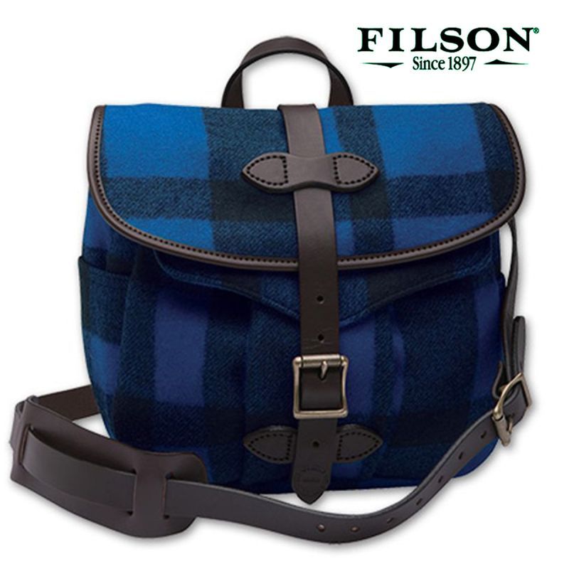 フィルソン マッキーノ スモール フィールドバッグ（ブルー×ブラック）/Filson Mackinaw Small Field  Bag(Blue×Black) バッグ・ポーチ・小物ケース・キーパー