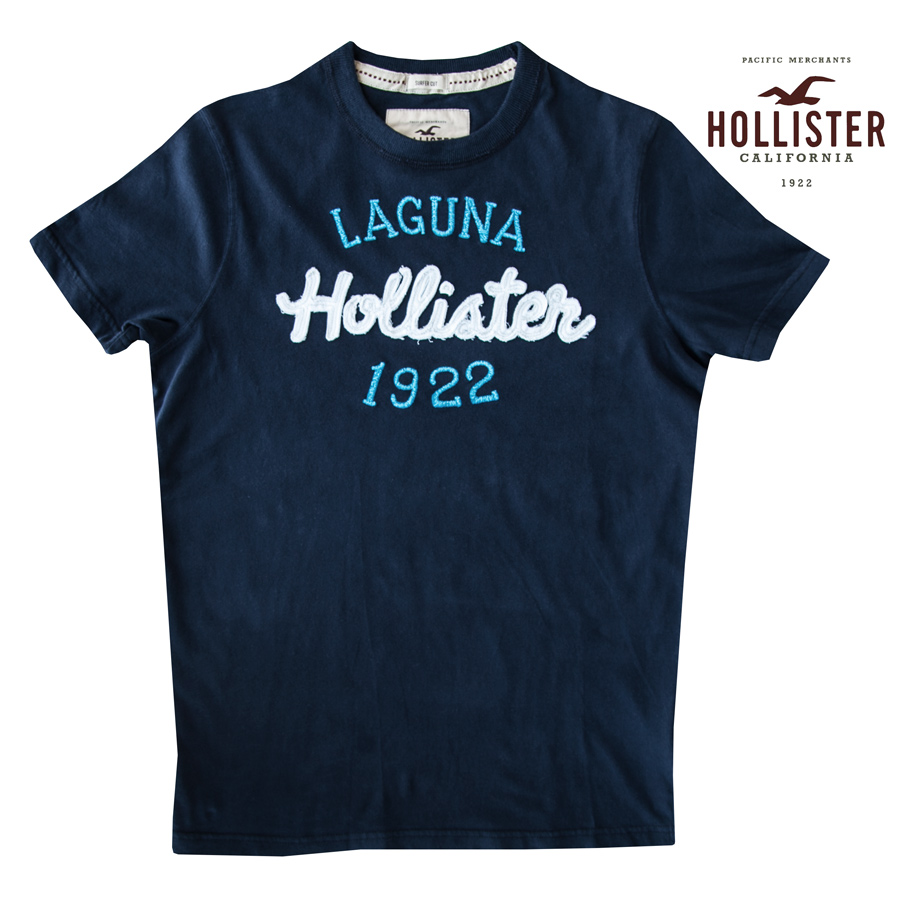 Hollister ホリスター ワッペンTシャツ ネイビー