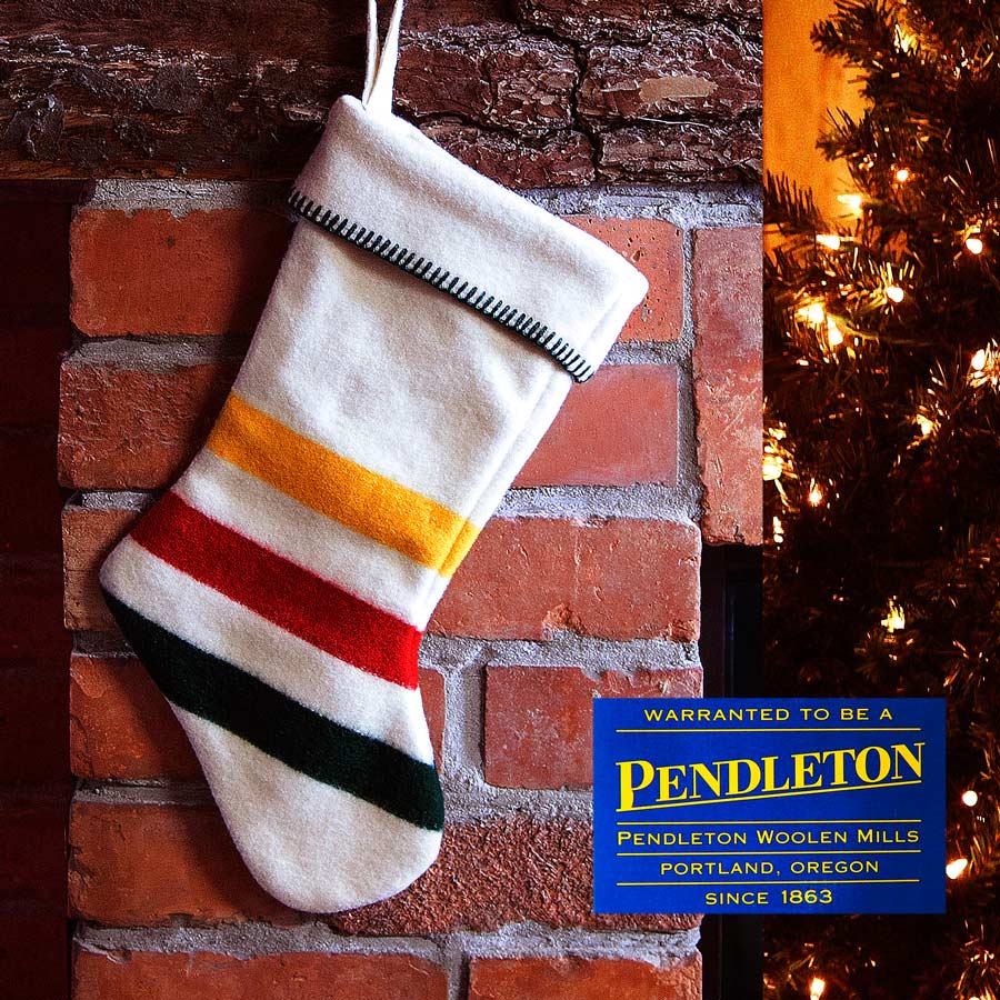 ペンドルトン ナショナルパーク クリスマス ストッキング（グレイシャー国立公園）/Pendleton Christmas Stocking(Glacier National Park)