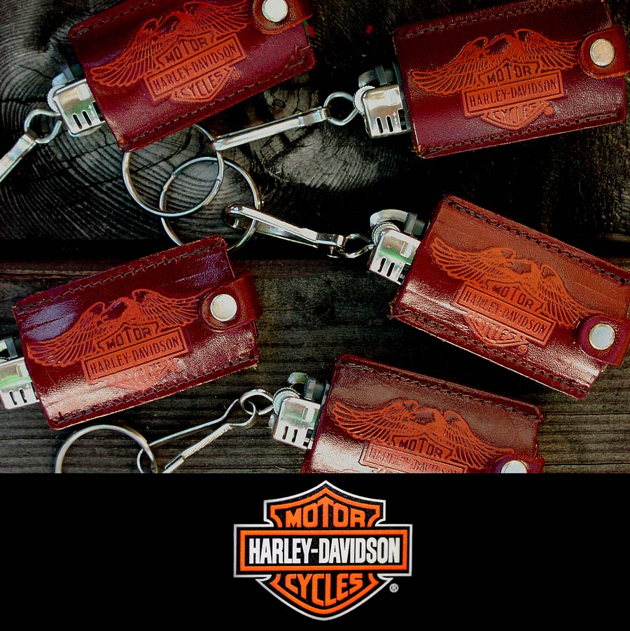 ハーレーダビッドソン レザー ライターケース/HARLEY-DAVIDSON Lighter