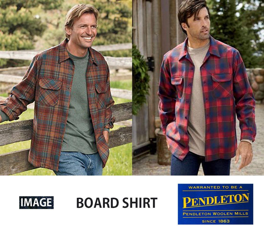 ペンドルトン ウールシャツ フィッテッド ボードシャツ ラスト・レッドオンブレS/Pendleton Fitted Board Shirt
