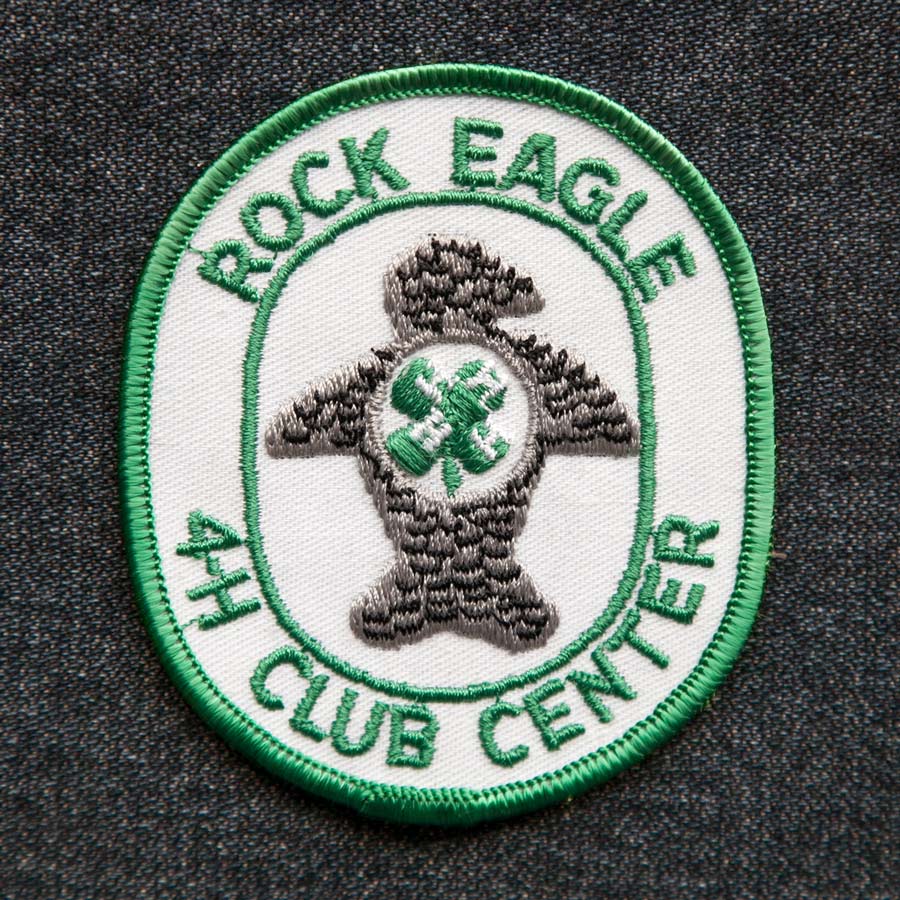 ワッペン 刺繍 ロック イーグル 4-H クラブセンター /Patch ROCK EAGLE