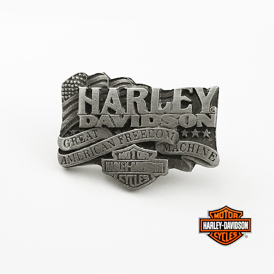 ハーレーダビッドソン グレイト アメリカン フリーダム マシーン ピンバッジ/Harley Davidson Pins GREAT AMERICAN FREEDOM MACHINE