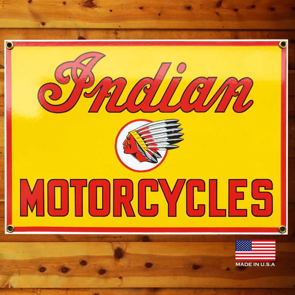 インディアン モーターサイクル メタル サイン /Metal Sign Indian Motorcycles